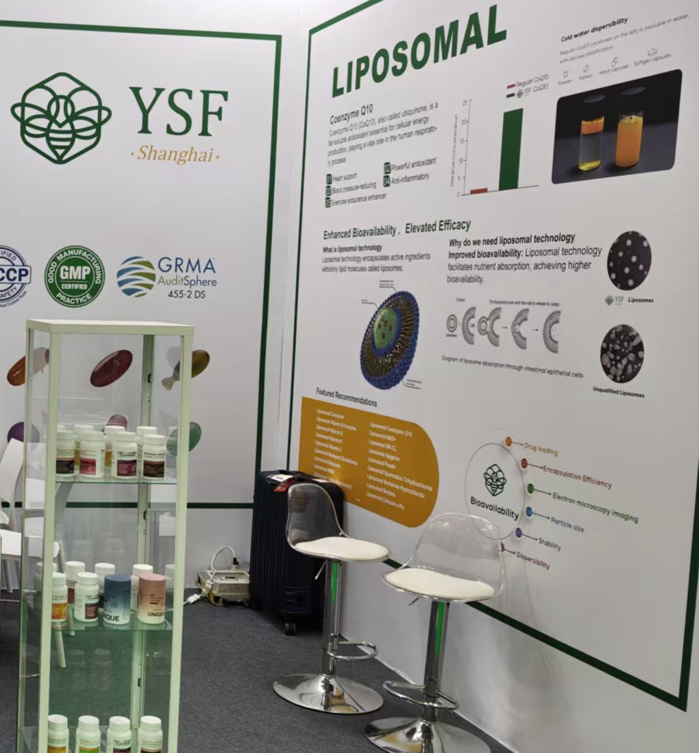 Liposomal technology wall and product cabinet