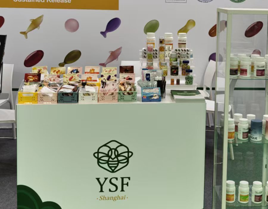 Sample tasting table and product wall